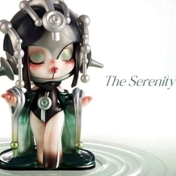 WT POP MART SKULLPANDA The Sound Series, SKULLPANDA The Serenity - Picture 1 of 5